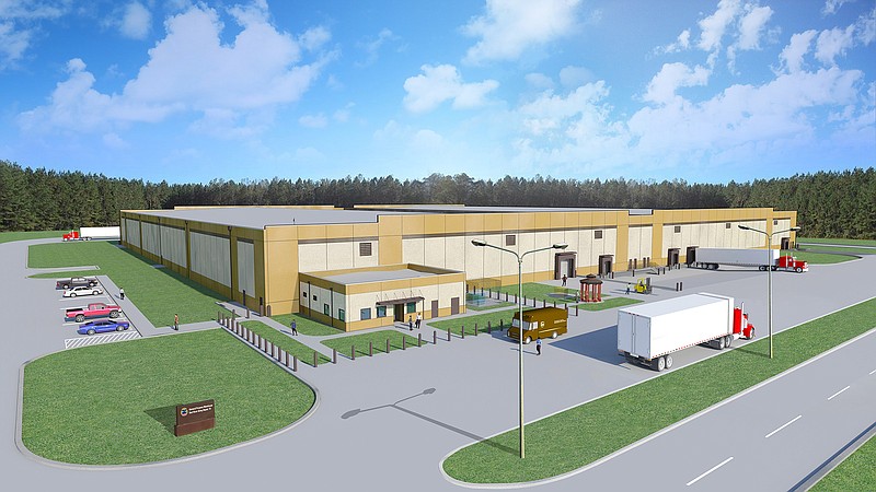 DLA Distribution Red River 240,000 square foot general purpose warehouse.(Submitted photo illustration)
