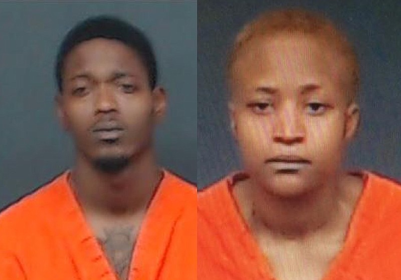 In this mug combo Benearl Lewis, left, and Khadijah LaShawn Wright are shown.