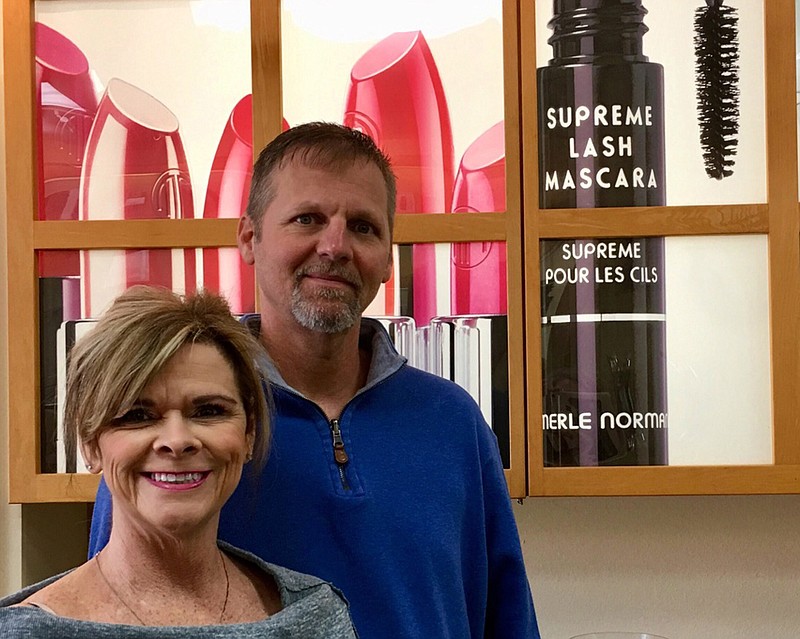 Lynn and Clint Baird recently purchased Merle Norman Cosmetic Studio from Lynn Baird's mother, Marion Williams.