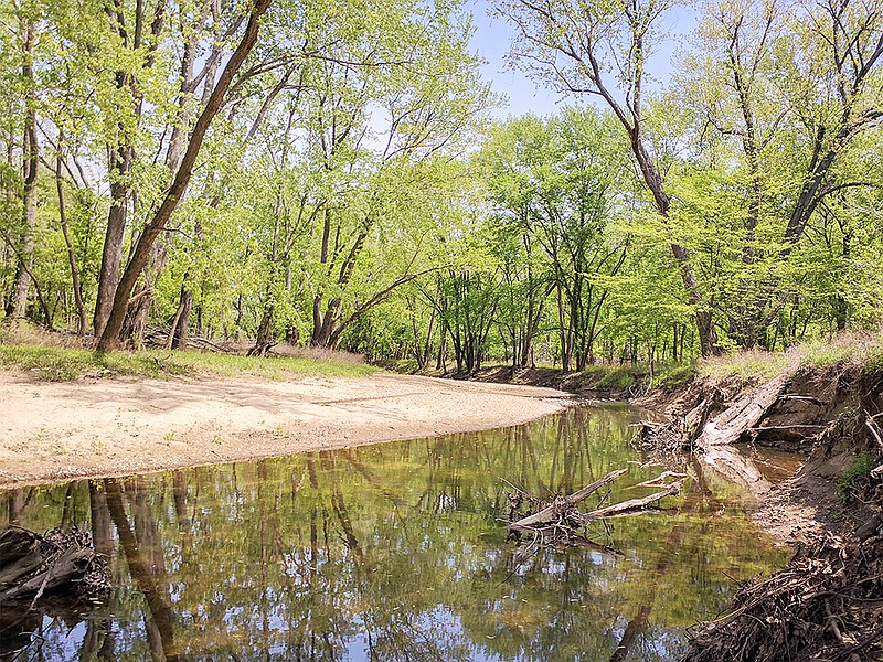 This stretch of Tavern Creek — a mile from the Montgomery County line and 300 yards north of Missouri 94 — became a crime scene 37 years ago when Ricky Ridings' truck and body were found there. A quick stop in Portland found no one with clear memories of the case. Earlier this month, a man was indicted on a capital murder charge for Ridings' death.