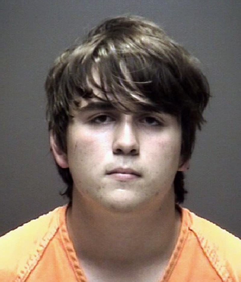 This photo provided by the Galveston County Sheriff's Office shows Dimitrios Pagourtzis, who law enforcement officials took into custody Friday, May 18, 2018, and identified as the suspect in the deadly school shooting in Santa Fe, Texas, near Houston. (Galveston County Sheriff's Office via AP)