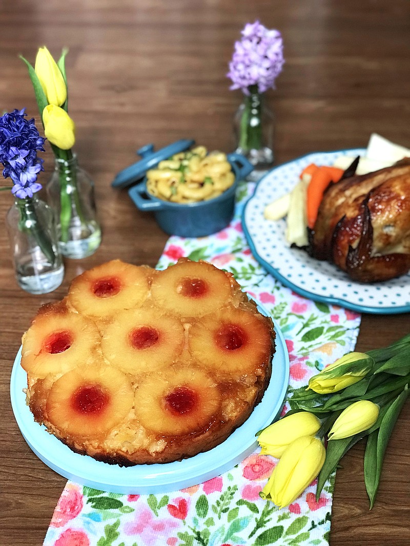 Pineapple Upside Down Cake from "The Best Cook in the World: Tales From My Momma's Table," by Rick Bragg. (Michelle Stark/Tampa Bay Times/TNS) 