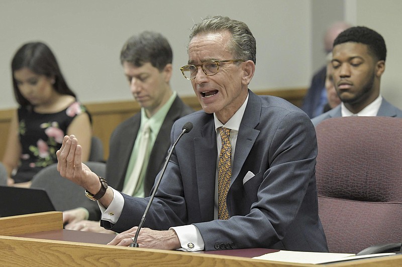 Attorney Al Watkins testifies before the House Special Investigative Committee on Oversight on Thursday, May 24, 2018.