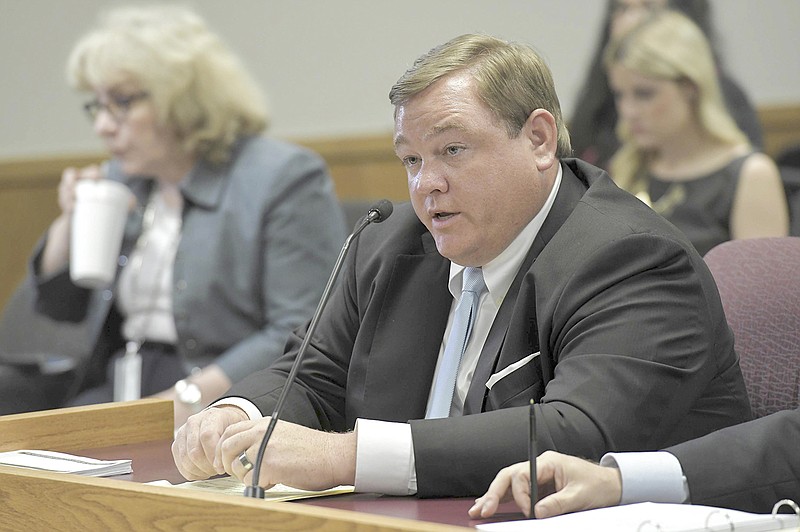 Scott Faughn addressed the special House committee Wednesday. The publisher of Missouri Times said he delivered a total of $120,000 to St. Louis lawyer Al Watkins in 2017.
