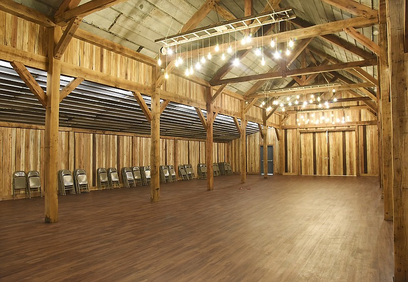 
Located at 2204 Scott Station Road, Timber Ridge Barn is the area's newest event venue and is made of lumber milled from the grounds on which it sits. 