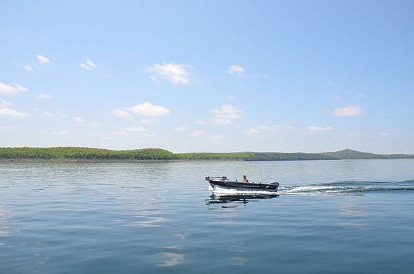 The vastness of Bull Shoals Lake offers incredible opportunities to get away from it all.