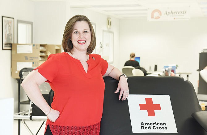 Abigail Anderson, director of the Red Cross of Central and Northern Missouri, announced the group has consolidated offices and moved to 3230 Emerald Lane, the current home of the Red Cross Blood Center.
