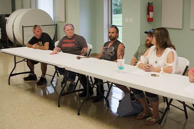 Mokane's Board of Aldermen was almost completely reshuffled Tuesday with multiple appointments. The board includes, from left, Tyson Bishop, Tonya Clarke, Danny Lamons, Tyler Priess and Jo Belmont. Belmont is the only alderman who was in her position before Tuesday, and was appointed earlier this year. 