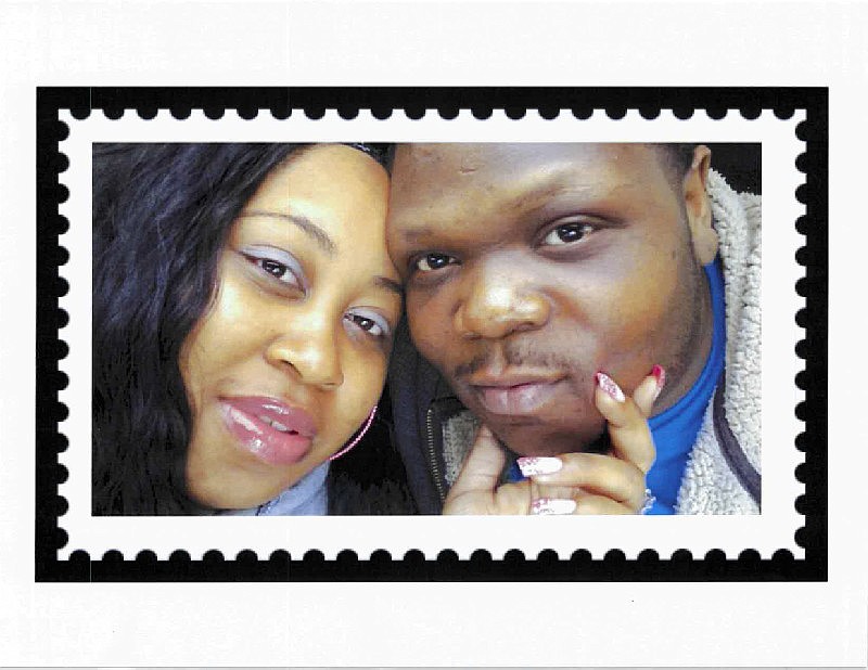 Teresa and Michael Sabbie pose for an undated photo. Michael Sabbie, 35, was found dead in his Bi-State Justice Building jail cell July 22, 2015.  A federal lawsuit stemming from his death has been tentatively settled.(Submitted photo)
