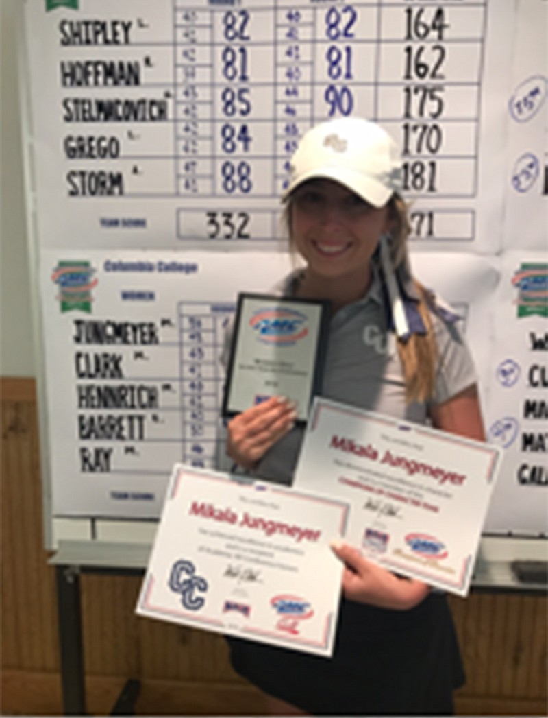 <p>Submitted photo</p><p>Mikala Jungmeyer just finished her sophomore year at Columbia College. Mikala is on the women’s golf team and recently played at the AMC Golf Championship.</p>