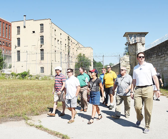 In this June 2018 file photo, a quorum of the Missouri State Penitentiary Community Partners was available for a tour of the former MSP grounds. 