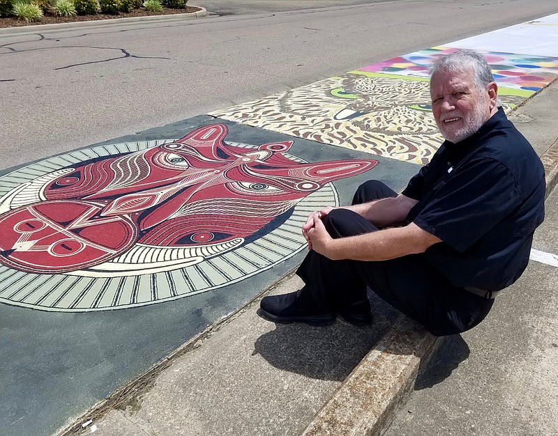 George S. Smith, executive director of the Southwest Arkansas Arts Council, came up with the idea for an ARTpark, which will include at least 110 original works of art—all different styles, all different subjects, all different creators—on a city parking lot and its surrounding sidewalk in Hope, Ark. 
