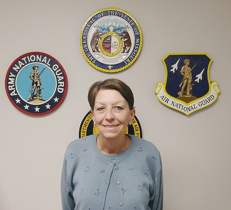 Paula Prosser, of Jefferson City, began her military career with the Women's Army Corps in 1974. She retired in 2017 from the Missouri National Guard as a chief warrant officer 5 with more than 43 years of service.