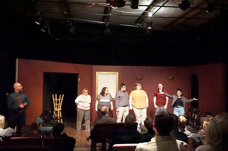 Submitted 
Actors of Off the Cuff Improv Group of Mid Missouri perform at Talking Horse Productions in Columbia. 