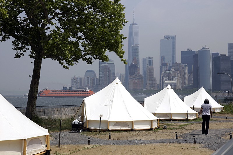 Luxury tents, gourmet meals redefine camping on NYC island Jefferson City News Tribune