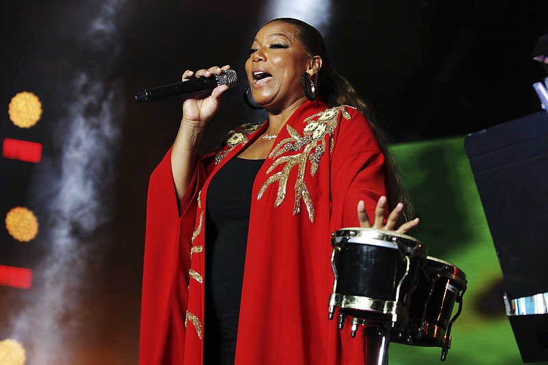 Queen Latifah performs at the 2018 Essence Festival at the Mercedes-Benz Superdome on Saturday, July 7, 2018, in New Orleans. (Photo by Donald Traill/Invision/AP)