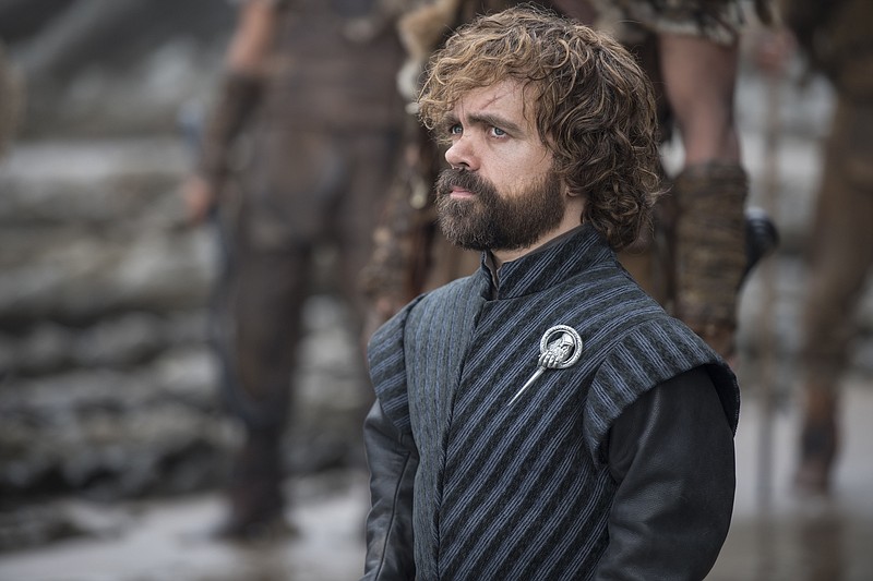 This image released by HBO shows Peter Dinklage in a scene from "Game of Thrones." Dinklage was nominated Thursday for an Emmy for outstanding supporting actor in a drama series. The 70th Emmy Awards will be held on Monday, Sept. 17.  (HBO via AP)