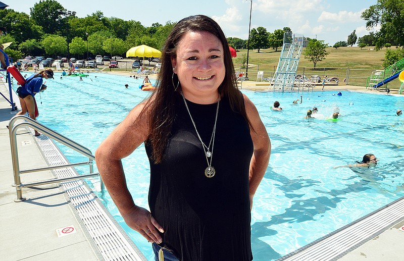 Sammie Yarnell is a new hire at St. Martin School this year. She'll be teaching fourth- through eighth-grade history. She's also active with a summer camp for children who are cancer survivors, and she's a lifeguard in Jefferson City.
