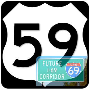 Public hearings will be held next week to discuss proposed Interstate 69 following the U.S 59 route
