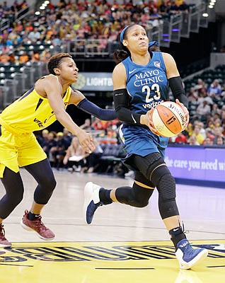 Maya Moore of the Lynx was the top vote-getter for the WNBA All-Star Game.