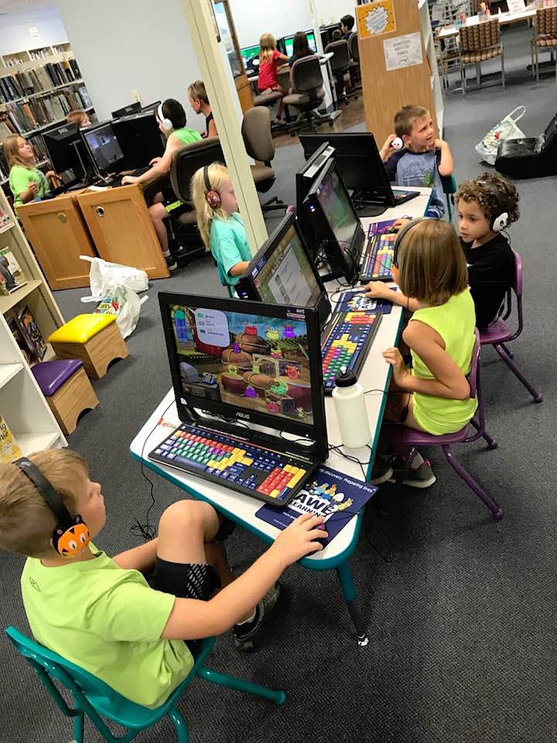 <p>Photo courtesy Moniteau County Library</p><p>The library’s early literacy computers have been popular this summer.</p>