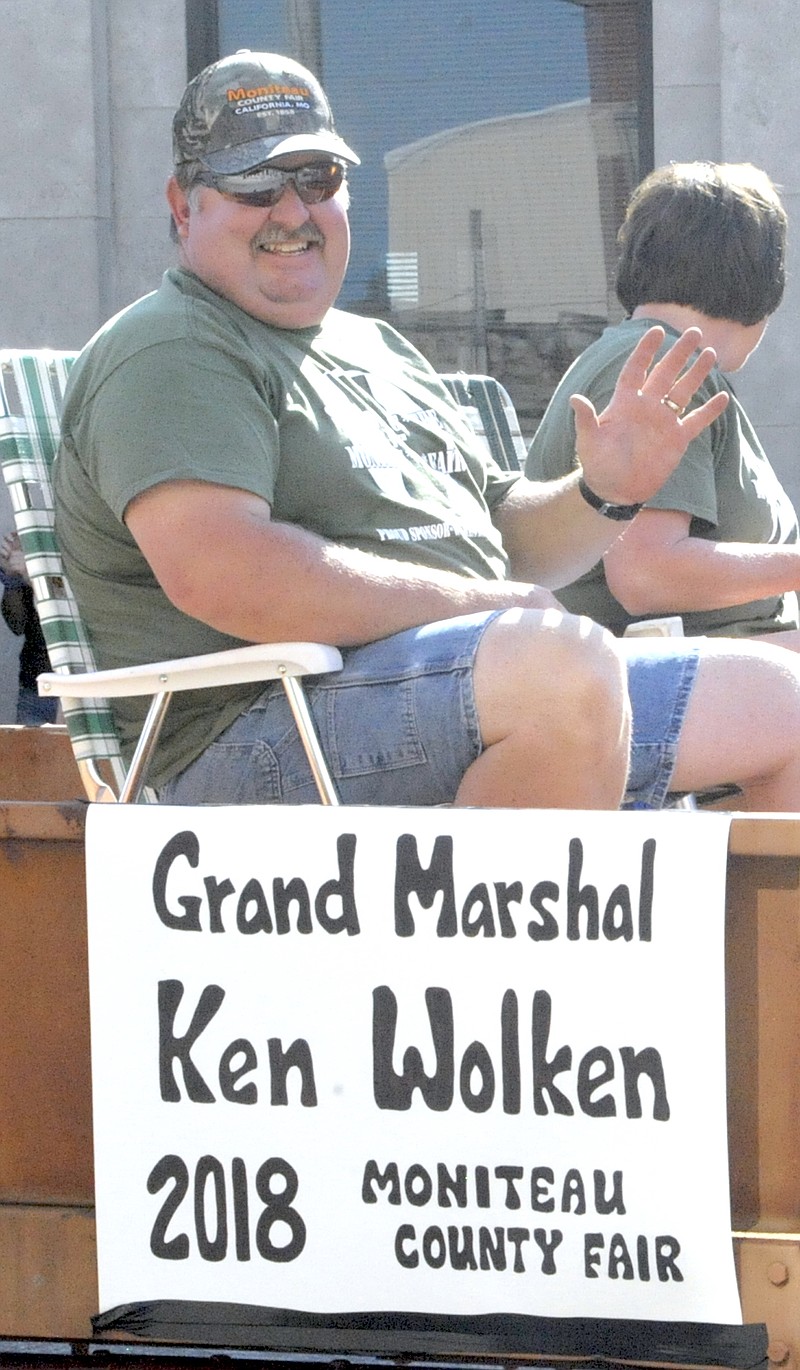 Ken Wolken, who retired from the Moniteau County Fair board after 25 years, was named the 2018 parade grand marshal.
