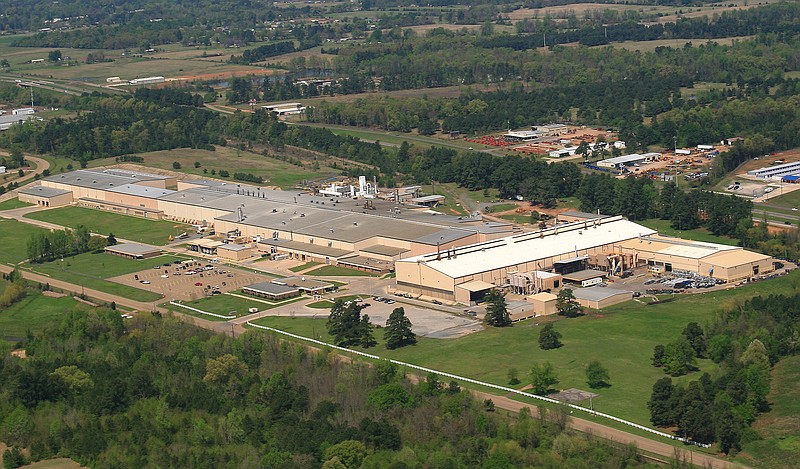 This aerial photo shows the Arconic Inc. rolling mill in Nash, Texas. (Submitted photo)
