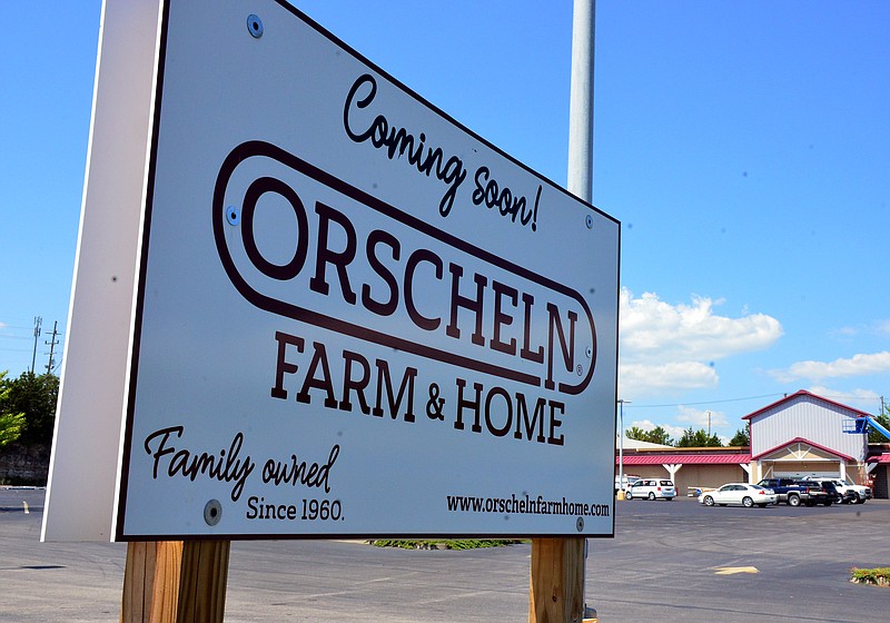In 2018, a sign at 2304 Missouri Blvd. announces the move of Orscheln Farm & Home from its smaller building to occupy the former home of Kmart in Jefferson City. In 2022, the store is being obtained by the Buchheit Family of Companies following Tractor Supply Company's acquisition of the Orcheln chain. (Mark Wilson/News Tribune photo)