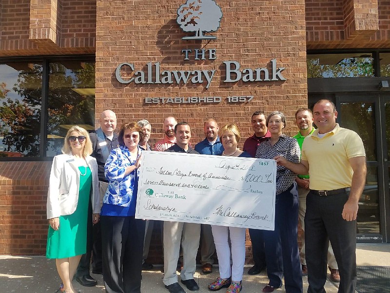 The Callaway Bank makes donation