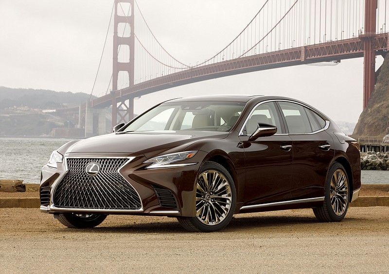 The 2018 Lexus LS 500 is shown. (Photo courtesy of Lexus)
