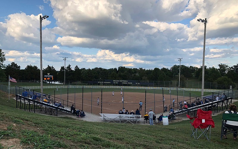 Helias lead Borgia 6-0 going to the bottom of the fourth inning Sept. 25, 2018, at the American Legion Post 5 Sports Complex. The Lady Crusaders won the game by 8-3.