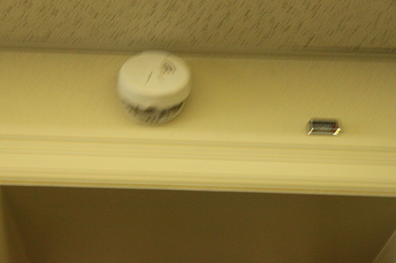 Smoke detector maintenance is one of the most important factors in preventing home and office fires. Make sure batteries are changed twice per year. (Liz Morales photo)