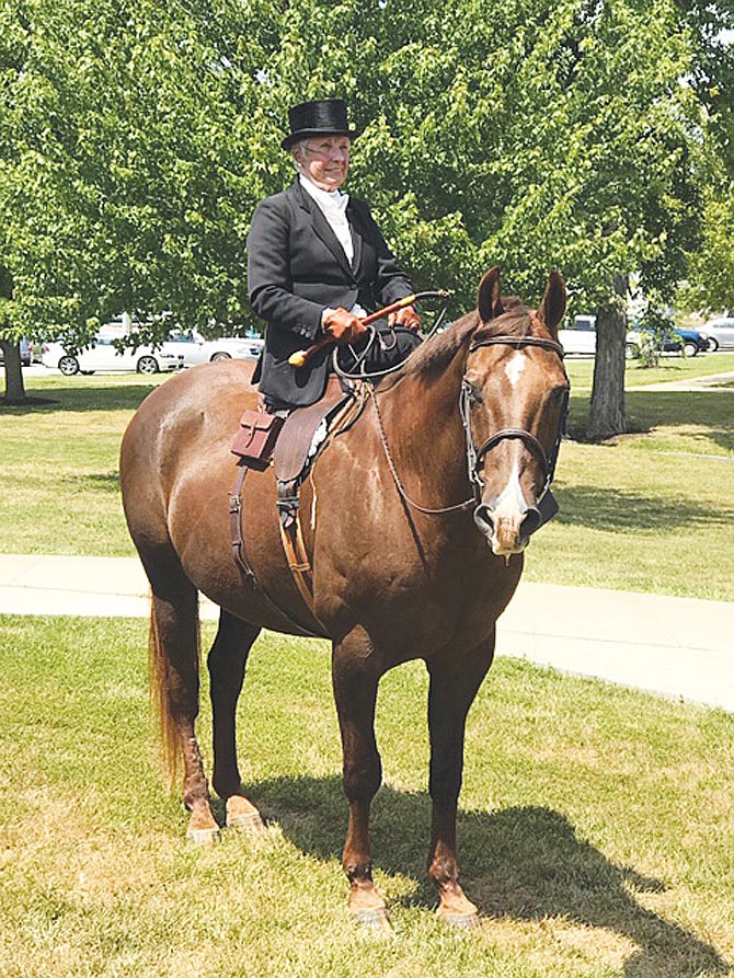 Michele Smith, a William Woods University equestrian professor, and her 27-year-old quarter horse, Romeo, have a special event coming up Nov. 3. Because their combined ages reach 100 years, they are eligible to ride for Century Club membership. And, they plan to do it in a rare sidesaddle. The college also has a hunter/jumper show and tack sale this weekend.