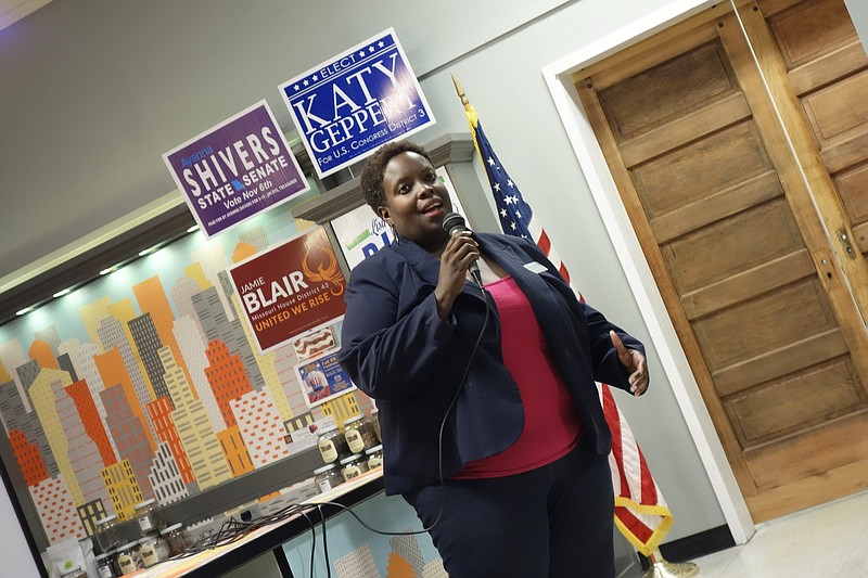 <p>By Jenny Gray/FULTON SUN Ayanna Shivers, candidate for State Senate District 10.</p>