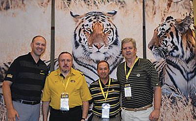 <p>(Submitted)</p><p>Todd McCubbin (MAA executive director), Tim Conner, Steve Hayes (2019-20 MAA president) and Mike Conner at Leaders Day, during which the Callaway chapter received the Capstone Award for the 18h year in a row.</p>