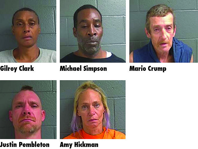 Callaway County Sheriff's Department deputies wound up the week with several search warrants executed and five arrests made.