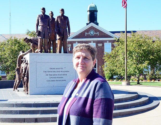 Rose Ann Ortmeyer at the President's Office of Lincoln University.