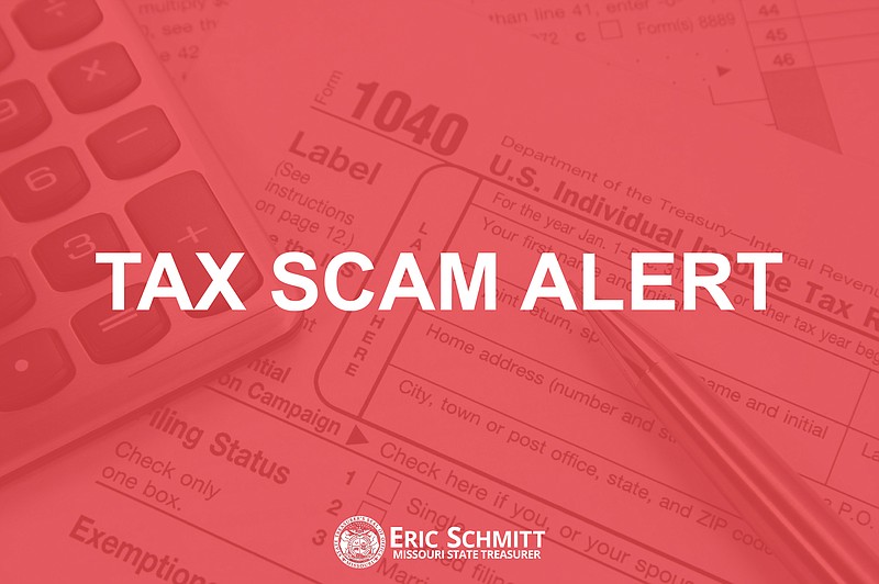 State Treasurer Eric Schmitt issued a tax scam alert Oct. 15, 2018, warning Missouri residents about a new telephone scam.