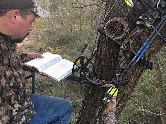 A good book can help hunters stay on the stand for a few more hours during the rut. 