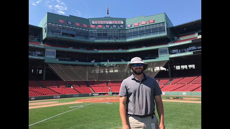 <p>Submitted</p><p>Zac Baladenski, of Paris, Missouri, a second-year turf and grounds student at State Technical College of Missouri, will work on the field at Fenway Park in Boston during the 2018 World Series.</p>