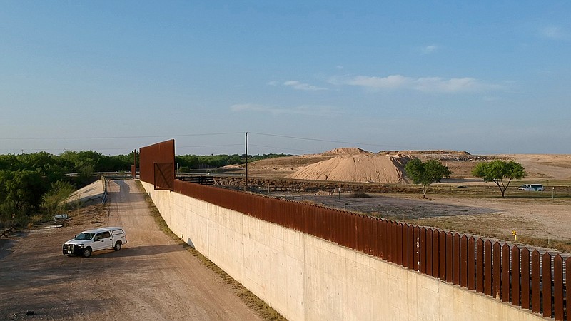 Penitas, Texas, is where the border wall with Mexico ends in this part of the Rio Grande Valley as seen on March 14, 2018.