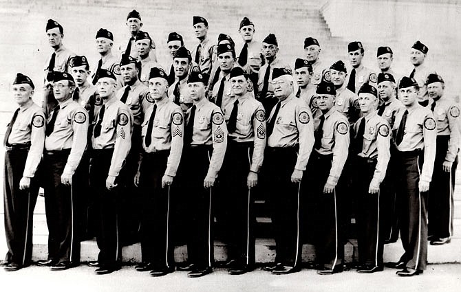 Pictured are members of the Legion police in a photo taken June 5, 1948. The American Legion Police was established in Jefferson City in 1939 to assist the local police force in times of emergency or when additional officers were needed.