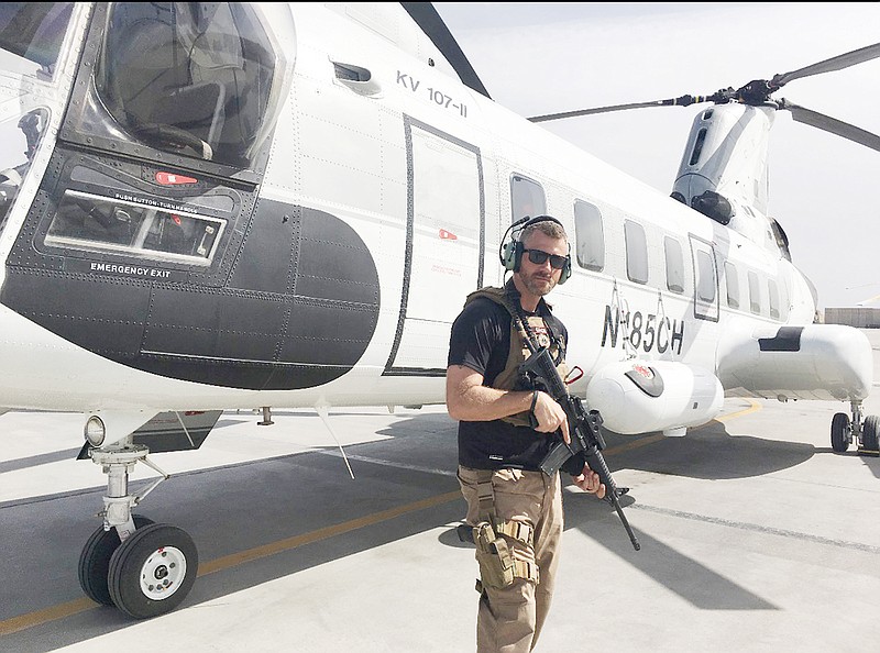 David Gage has found the perfect job as a cabin crew member for Oregon-based defense contractor Columbia Helicopters.