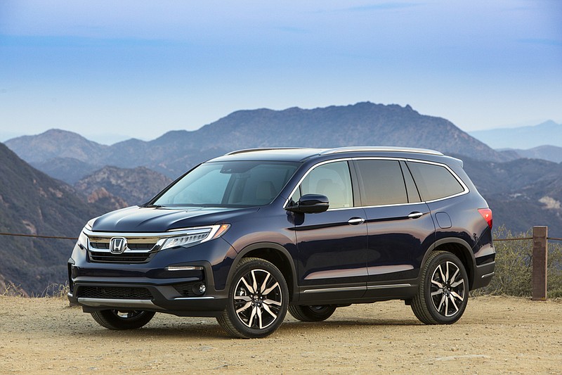 The 2019 Honda Pilot Elite. (Honda/TNS)