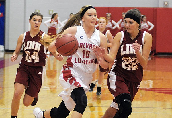 Calvary Lutheran senior Haley Braun (left) is the reigning CCAA Most Valuable Player.