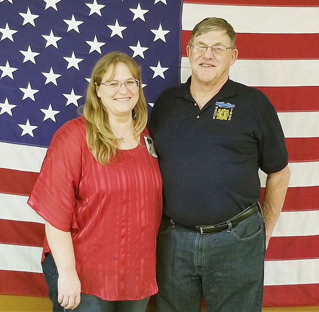 Crystal Guthrie, daughter of Jim Averette, and David Hosenfelt. The two men served together in Vietnam until both were wounded in a Thanksgiving Day firefight in 1968.