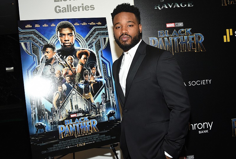 In this Feb. 13, 2018 file photo, director Ryan Coogler attends a special screening of "Black Panther" in New York. As Hollywood's awards season properly gets under way, "Black Panther" is poised to be the first comic book film to be nominated for best picture. (Photo by Evan Agostini/Invision/AP, File)