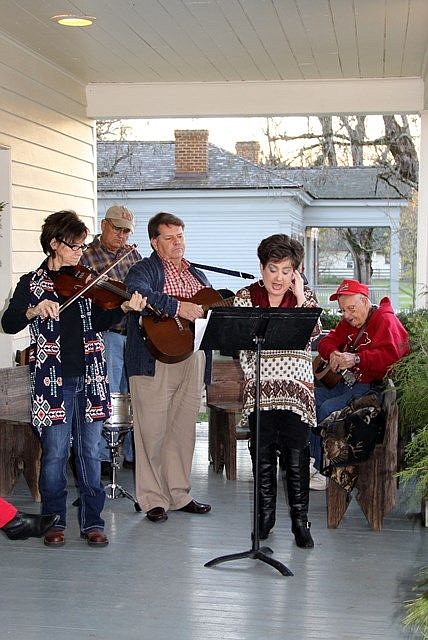 Musicians perform during Christmas and Candlelight at Old Washington State Park. (Submitted photo)
