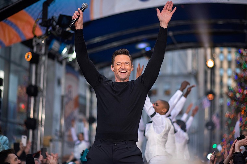 Actor and singer Hugh Jackman performs on NBC's "Today" show at Rockefeller Plaza on Tuesday, Dec. 4, 2018, in New York. (Photo by Charles Sykes/Invision/AP)