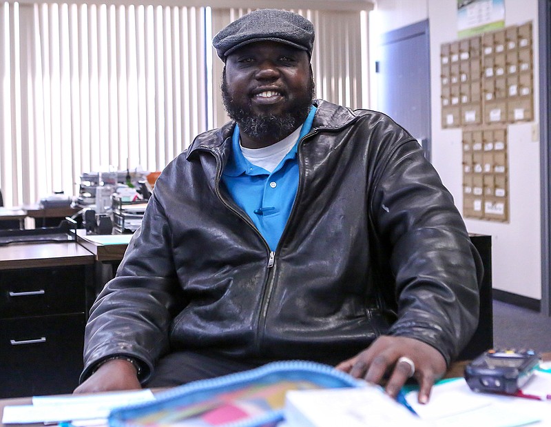 Charles Griffin Jr. poses for a portrait on Wednesday in Texarkana, Texas.
